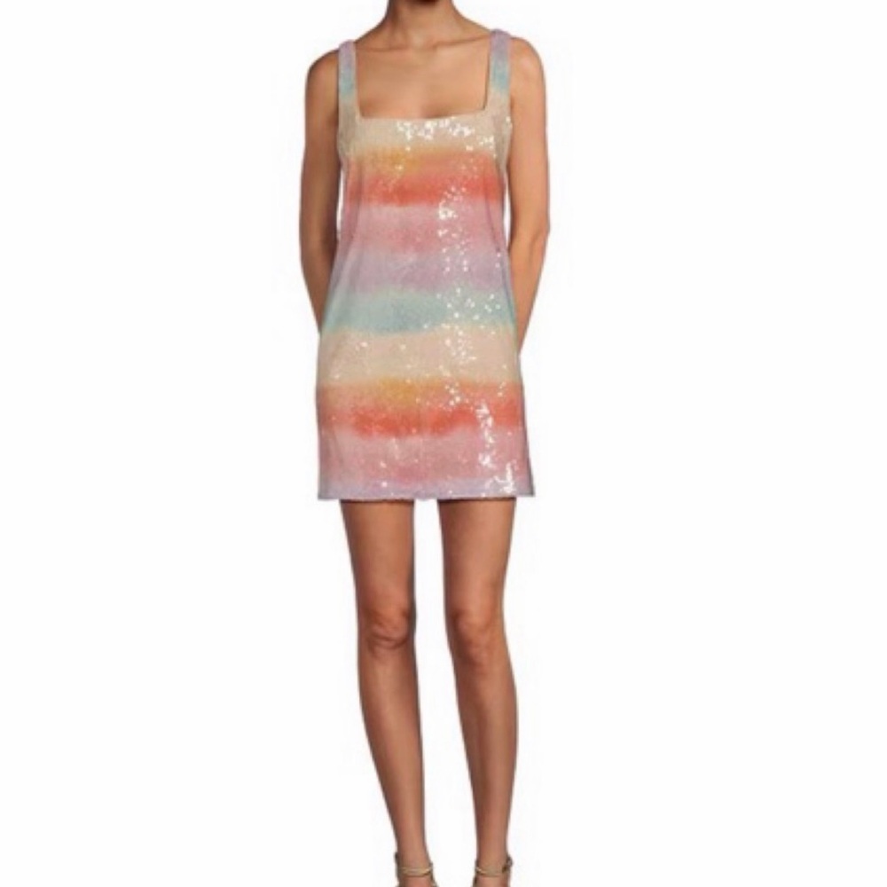 Gianni Bini x DANNIJO ombré sequin mini dress size 0 worn once